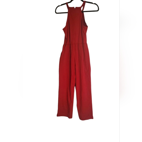 Elegant Red Jumpsuit - Picture 2 of 9